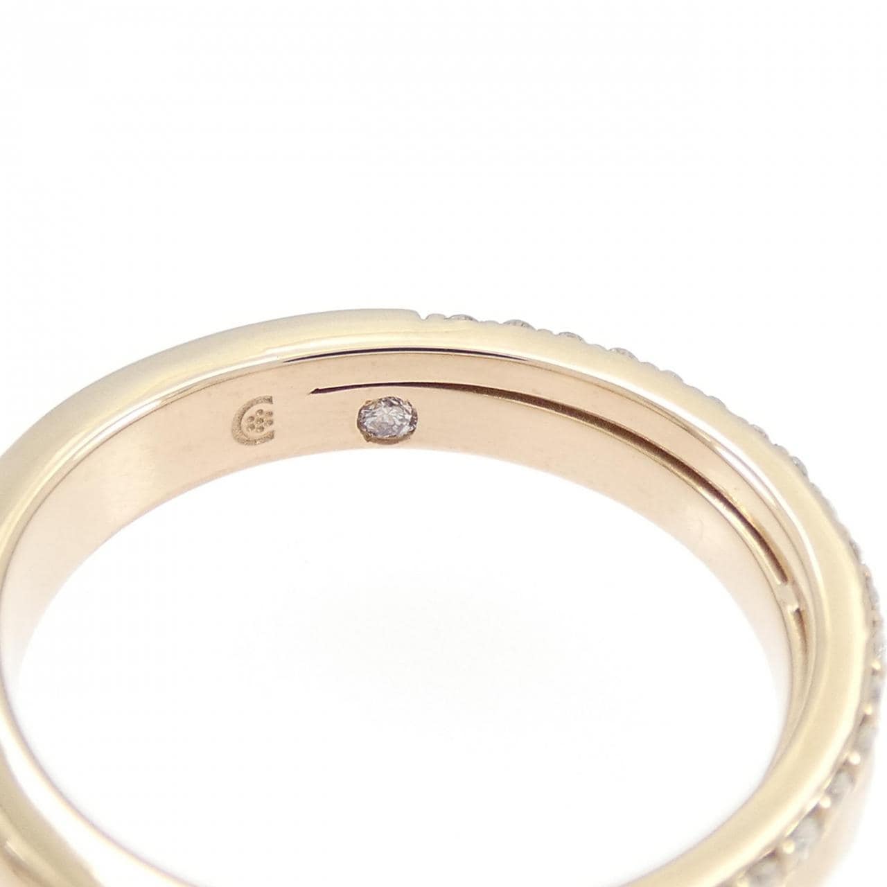 K18PG ダイヤモンド リング 0.13CT