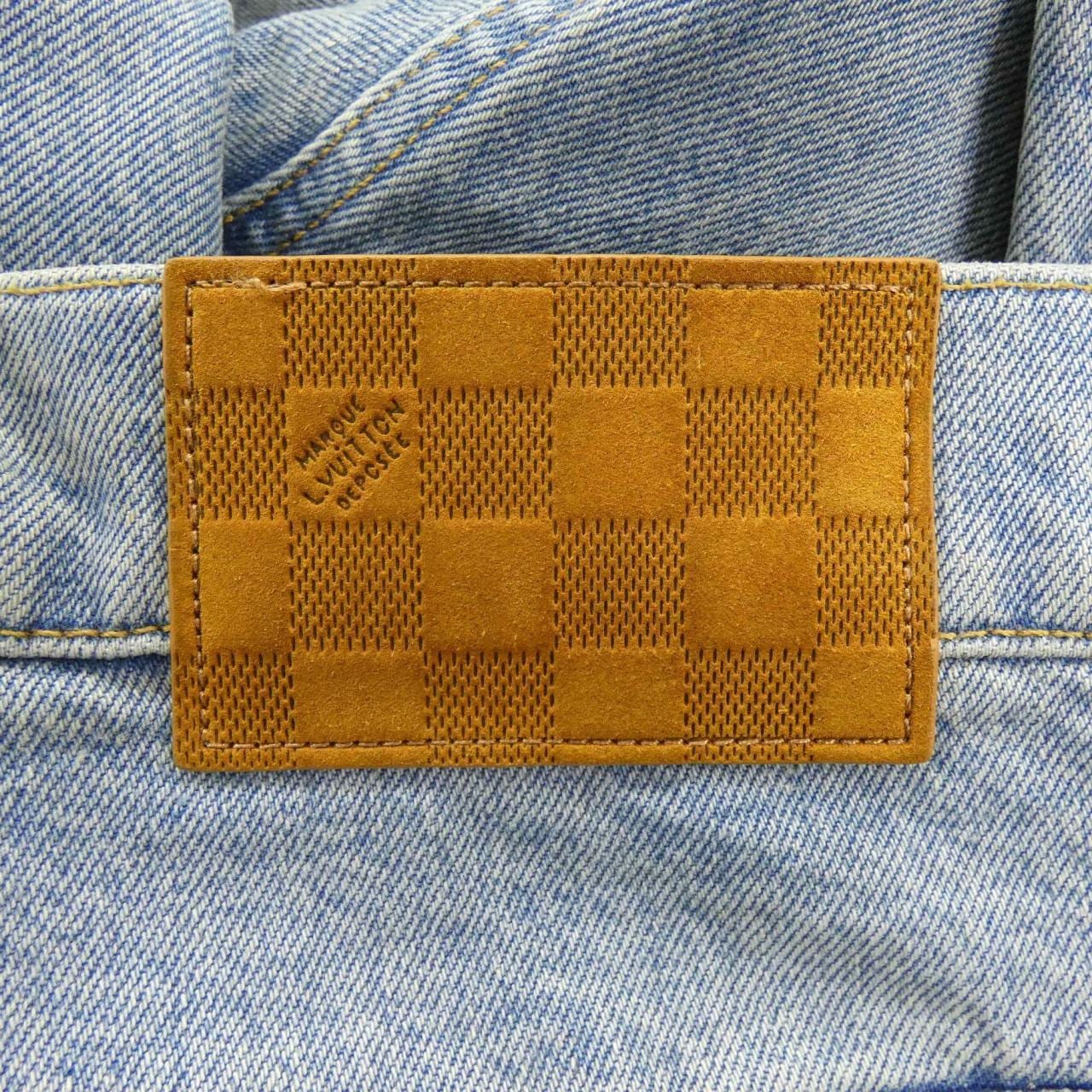 ルイヴィトン LOUIS VUITTON ワイドレッグフィットデニムパンツ HSD50WPCP ジーンズ