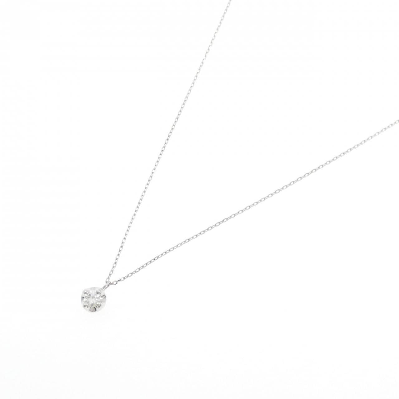 K10WG ダイヤモンド ネックレス 0.09CT
