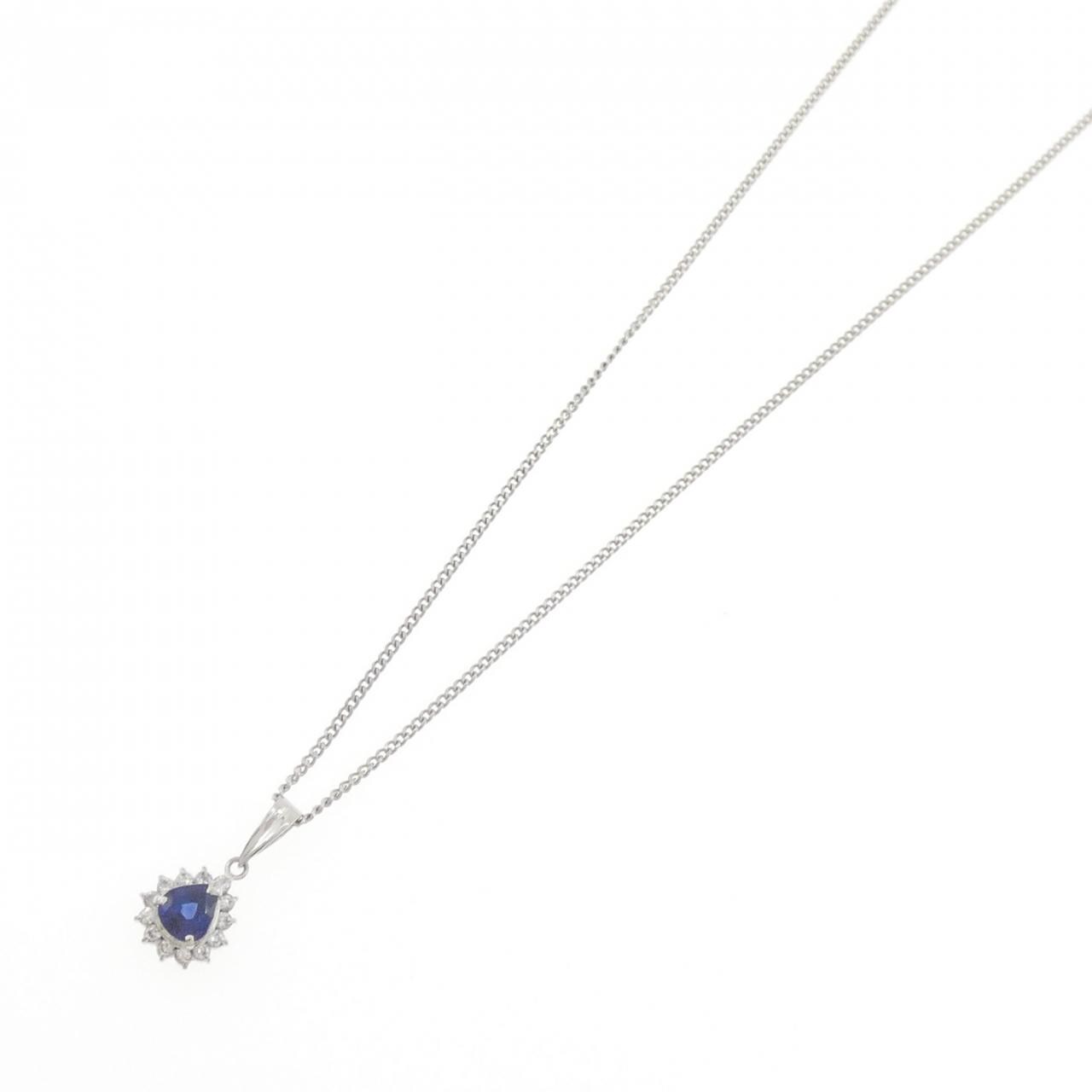 PT900/PT850 サファイヤ ネックレス 0.72CT