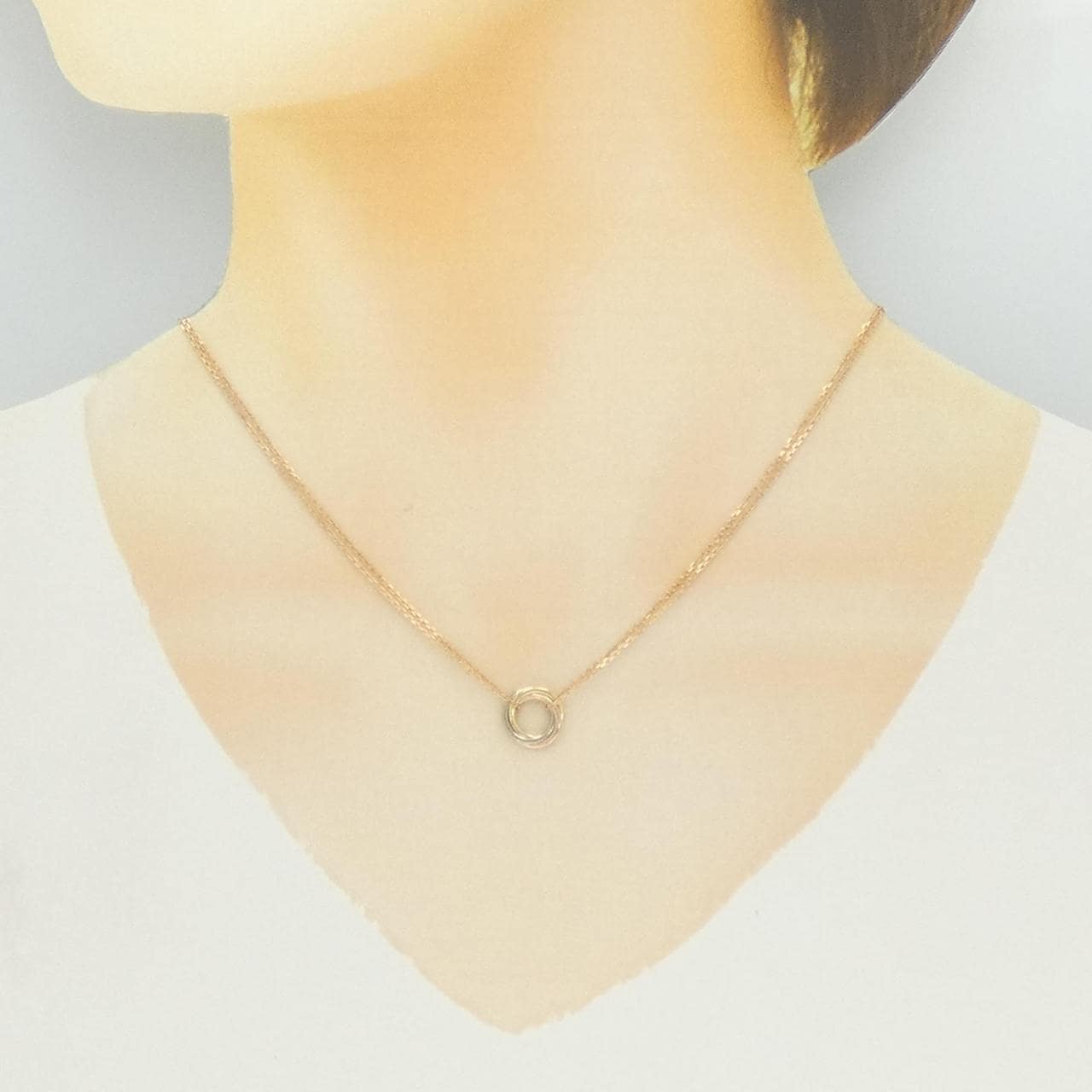 カルティエ トリニティ ネックレス