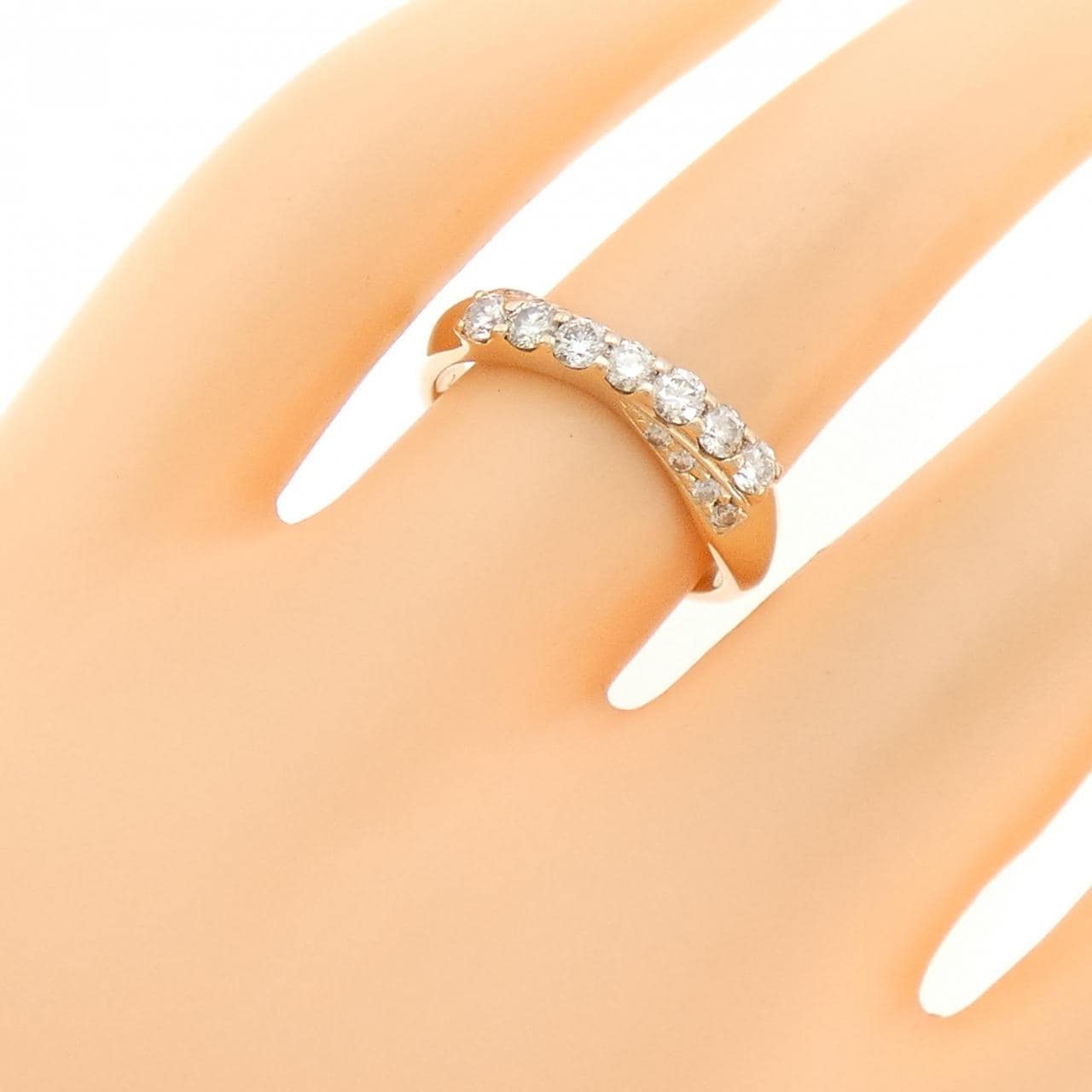 K18PG ダイヤモンド リング 0.51CT