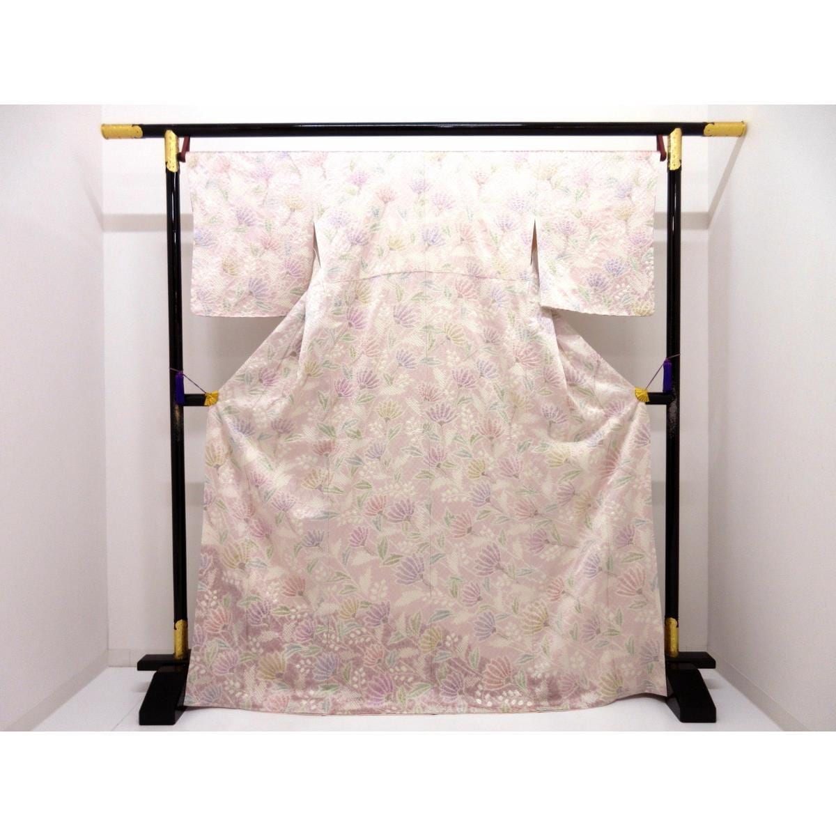 訪問着　絞り加工【竹田庄九郎】