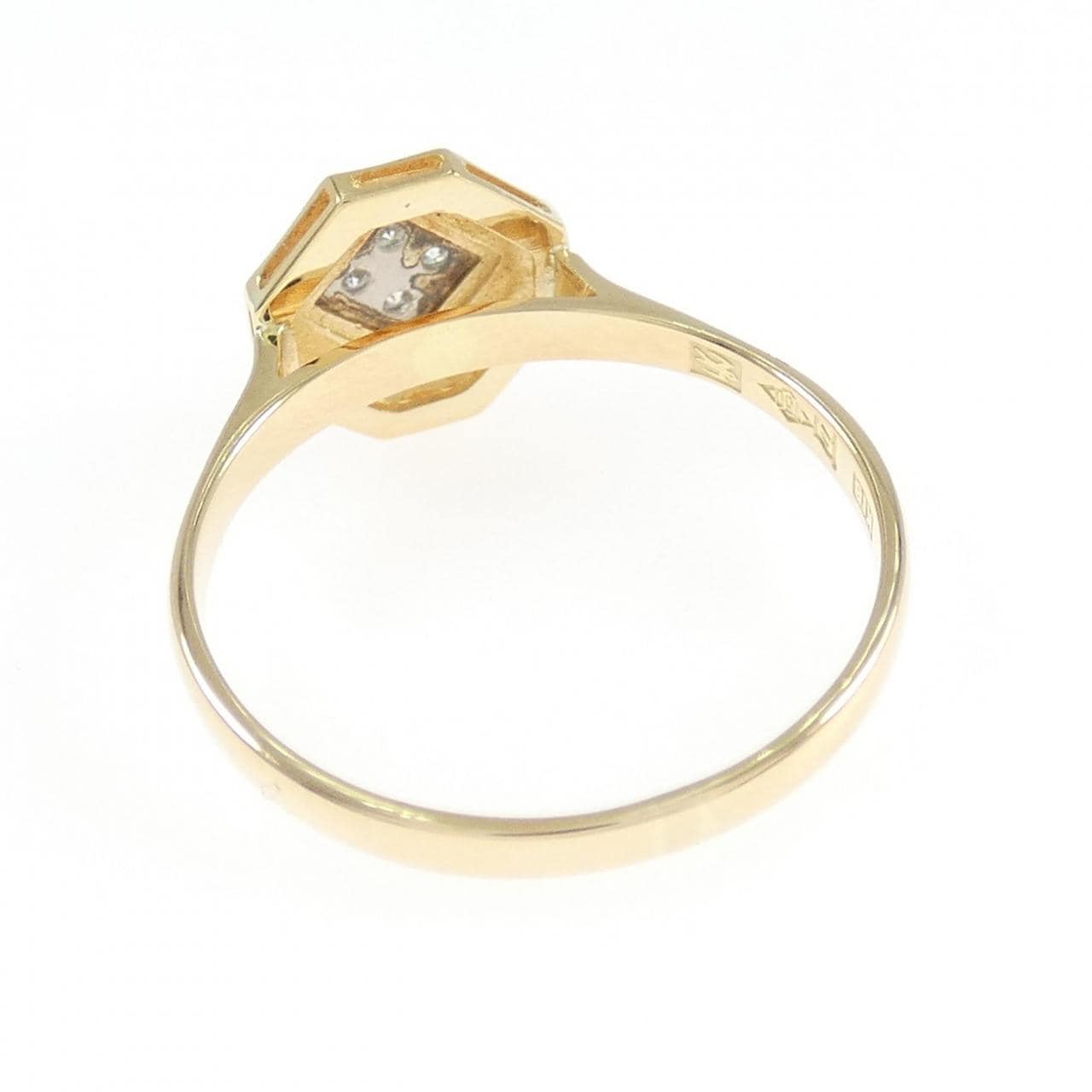 K18YG/K18WG ダイヤモンド リング