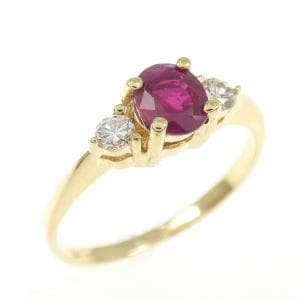 750YG ルビー リング