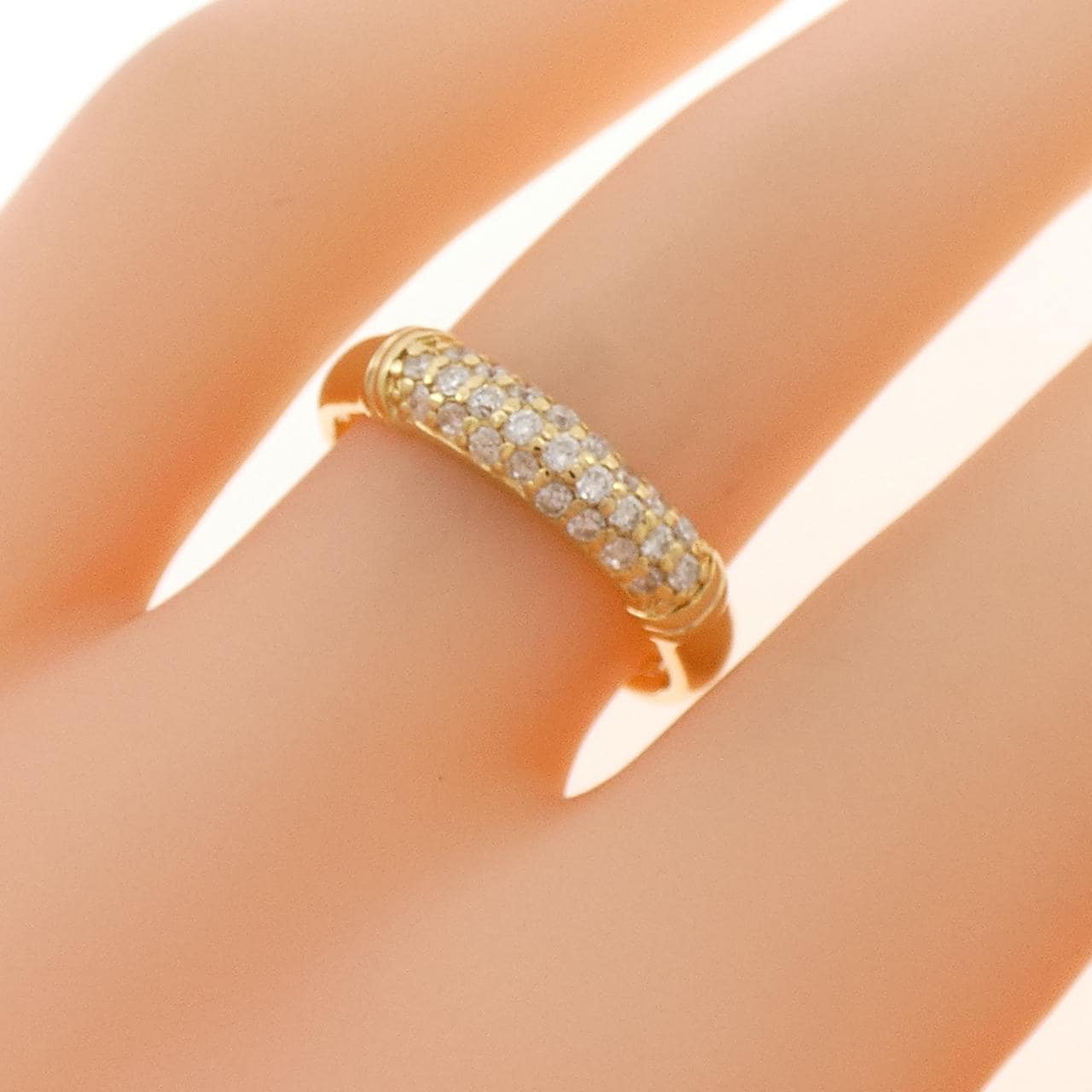 K18YG ダイヤモンド リング 0.27CT