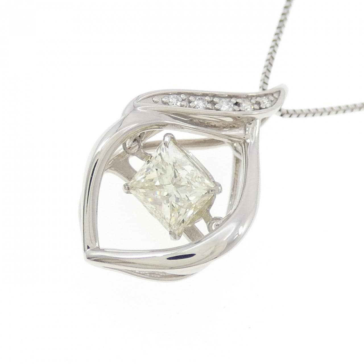 PT900/PT850 ダイヤモンド ネックレス 1.053CT