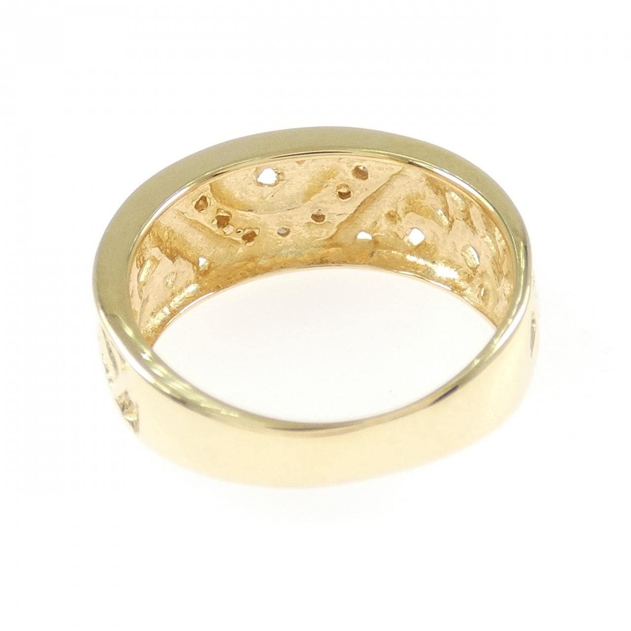 K18YG ダイヤモンド リング 0.09CT