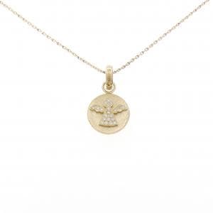 K18YG エンジェル ダイヤモンド ネックレス