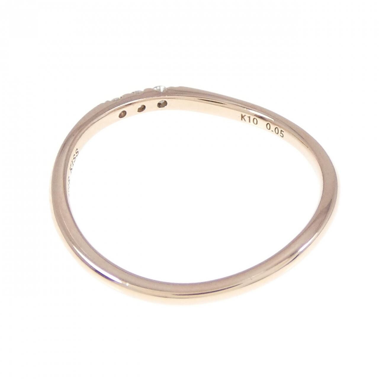 K10PG ダイヤモンド リング 0.05CT