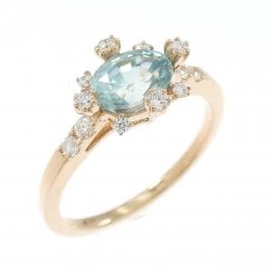 K18PG ジルコン リング 1.43CT