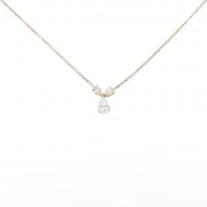 K18YG ダイヤモンド ネックレス 0.56CT