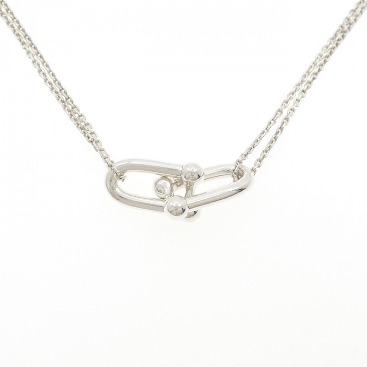 ティファニー ハードウェア ラージ ダブル リンク ネックレス