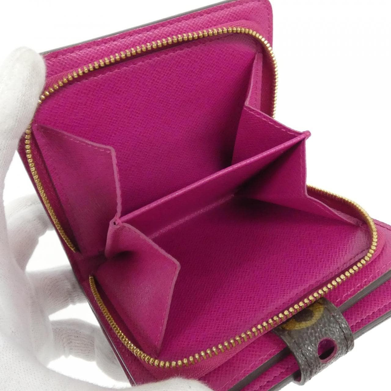 ルイヴィトン モノグラム ペルフォ コンパクト ジップ M95188 財布