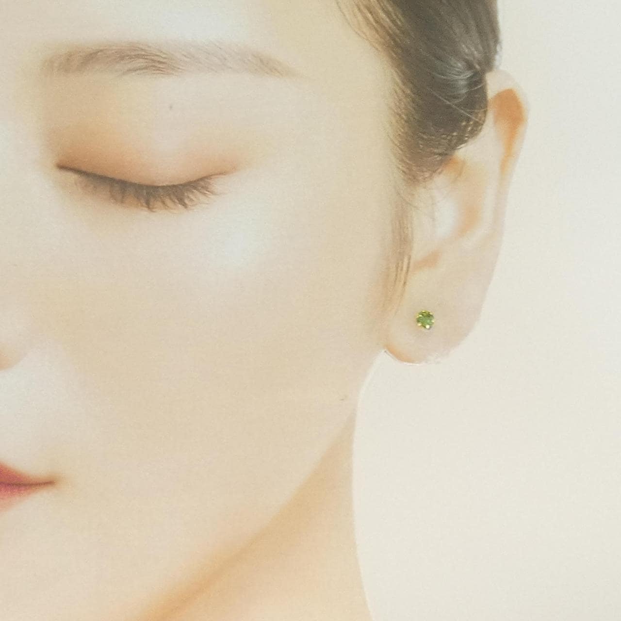 【新品】K18YG トルマリン ピアス