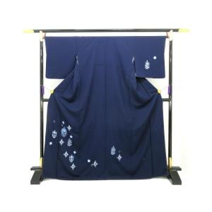 【新品】訪問着　刺繍加工【山口美術織物】