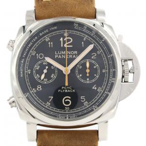 パネライ ルミノール1950PCYC3DAYSクロノフライバックアッチャイオ PAM00653 SS 自動巻