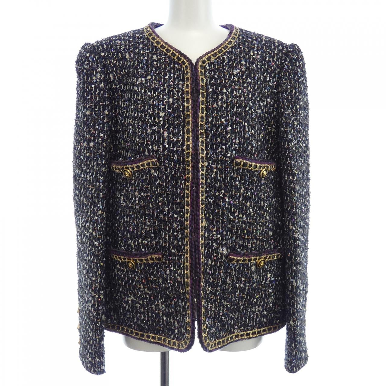 シャネル CHANEL METIERS D'ART LOOK14 P71092V62285 ノーカラージャケット