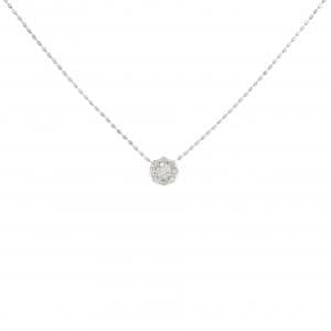 K18WG ダイヤモンド ネックレス 0.15CT