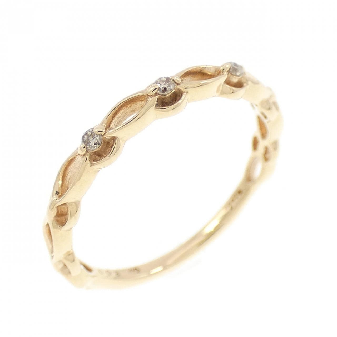 アガット ダイヤモンド リング 0.02CT