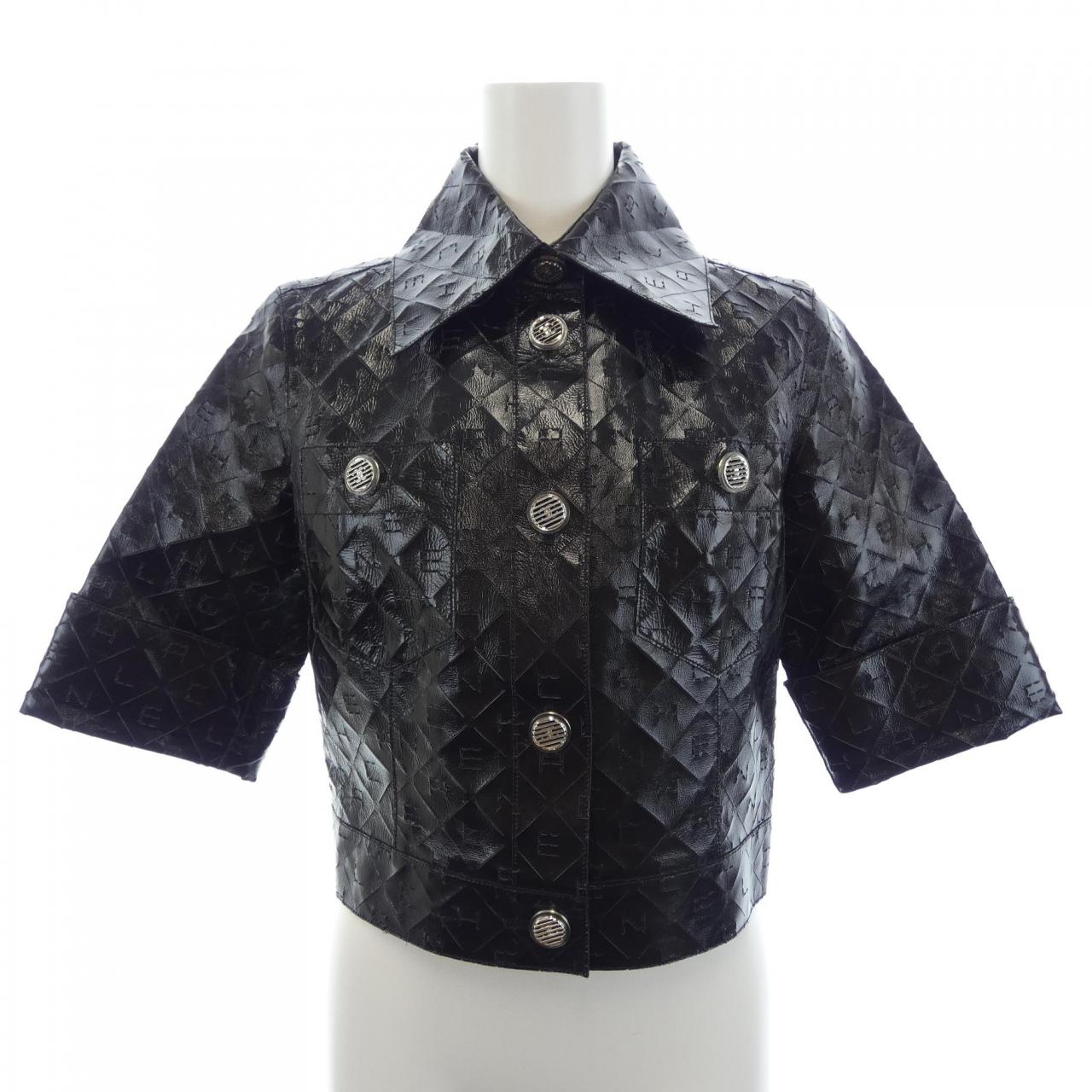 シャネル CHANEL P56460C00328 17S レザージャケット