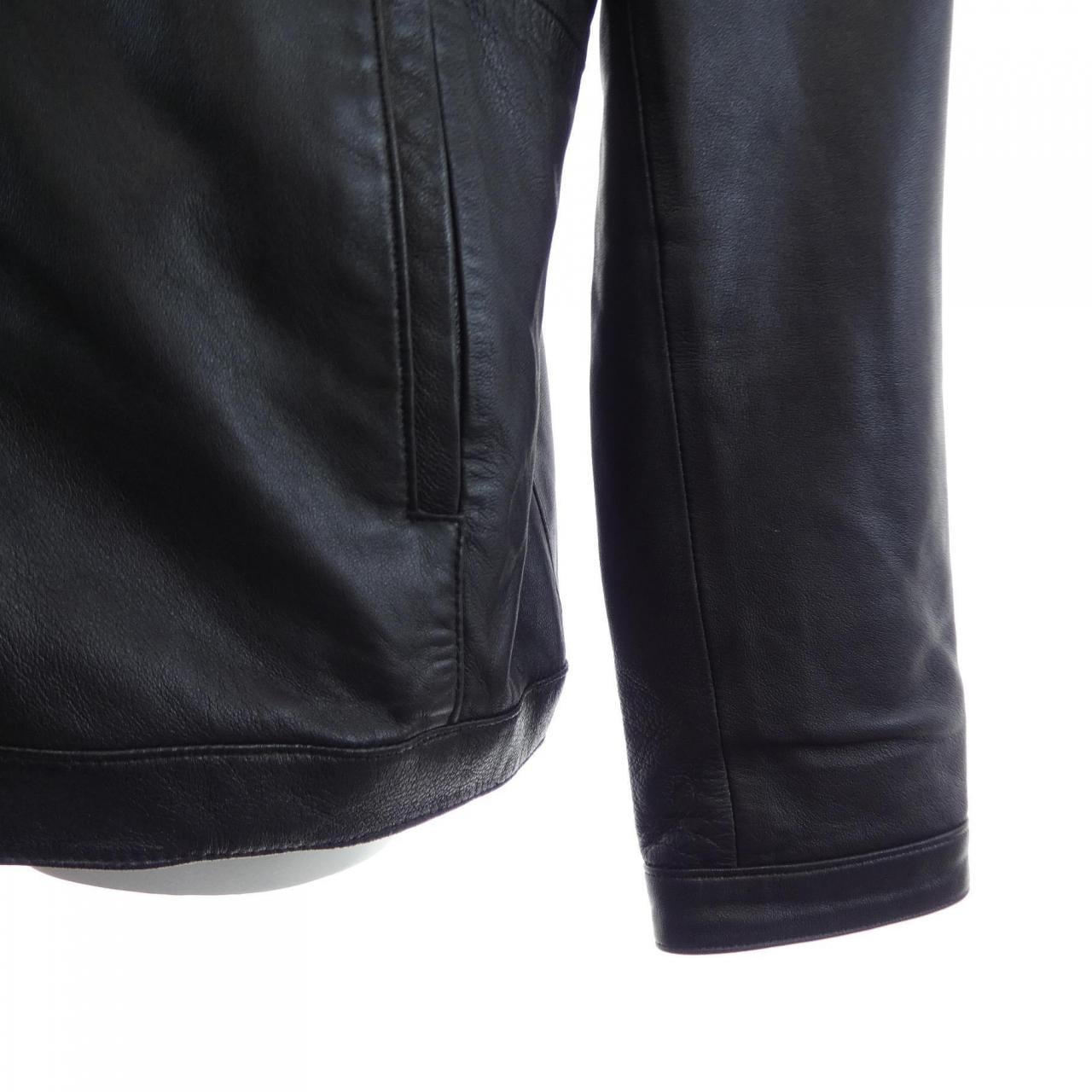 ムッシュニコル Monsieur NICOLE 0162-3700 レザーライダースジャケット