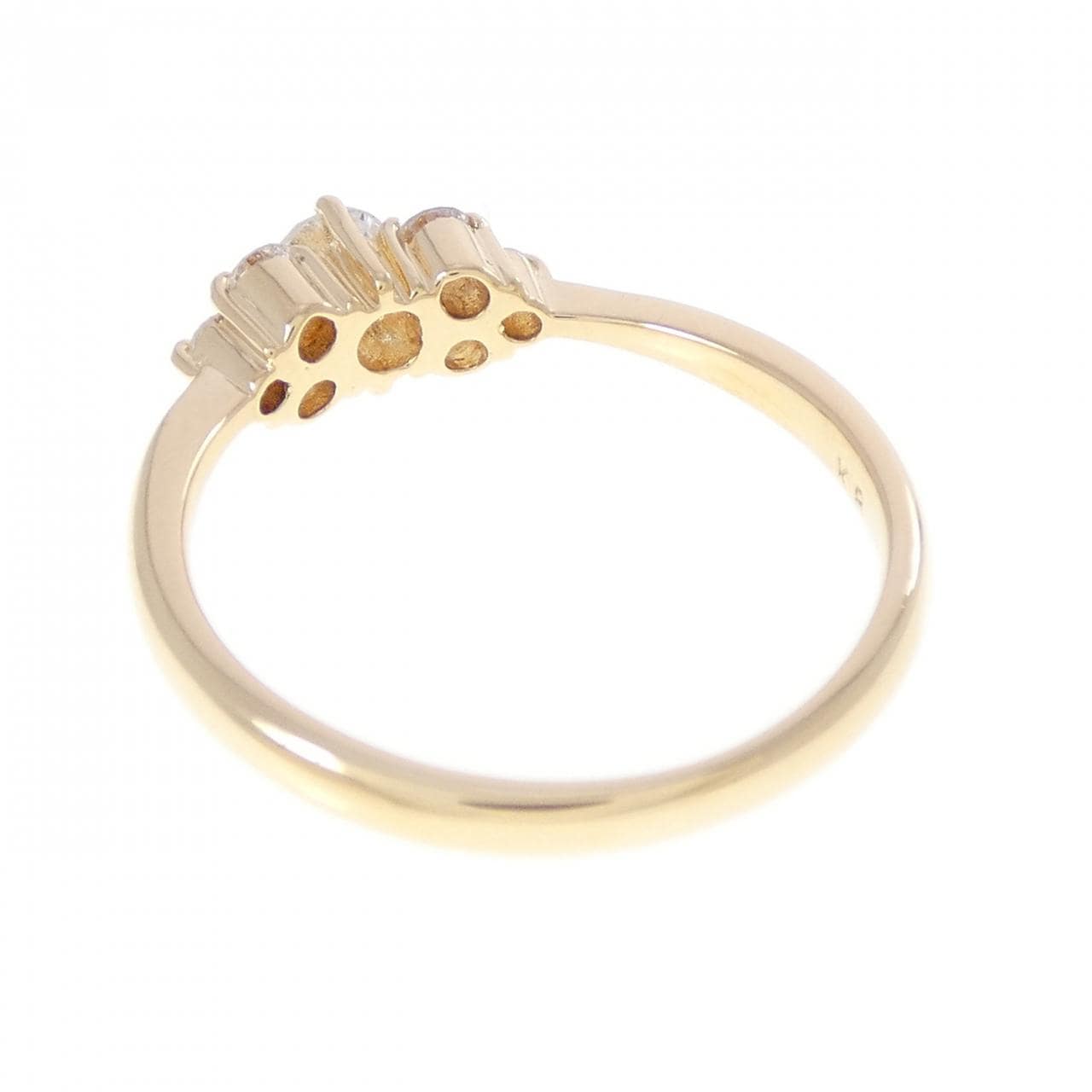 K18YG ダイヤモンド リング 0.45CT