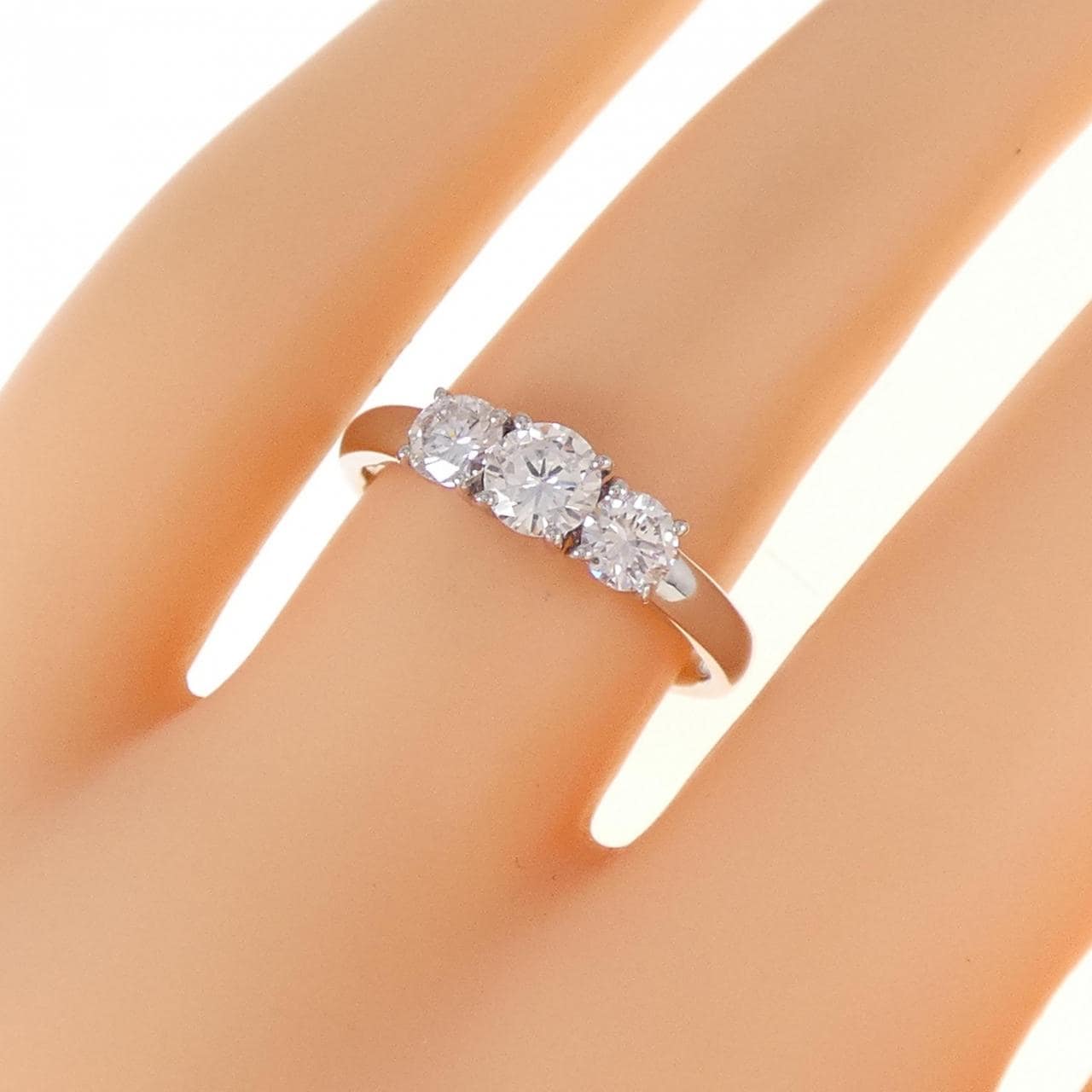 PT ダイヤモンド リング 0.79CT