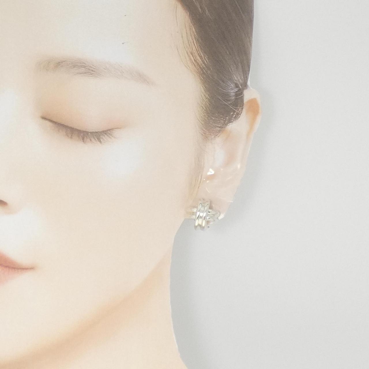 [vintage] TIFFANY signature earrings