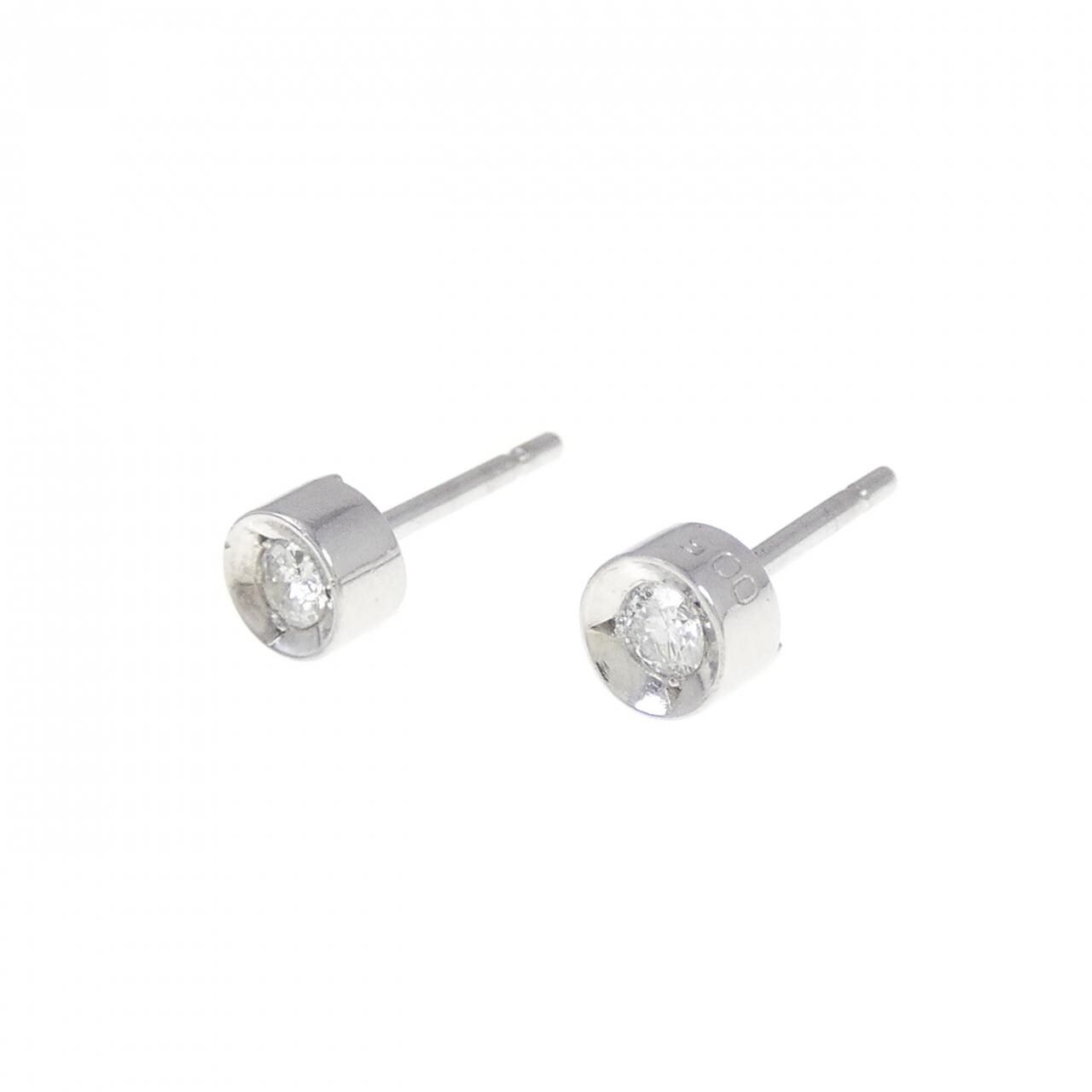PT/PT900 ダイヤモンド ピアス 0.10CT
