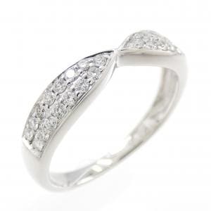 K18WG ダイヤモンド リング 0.20CT