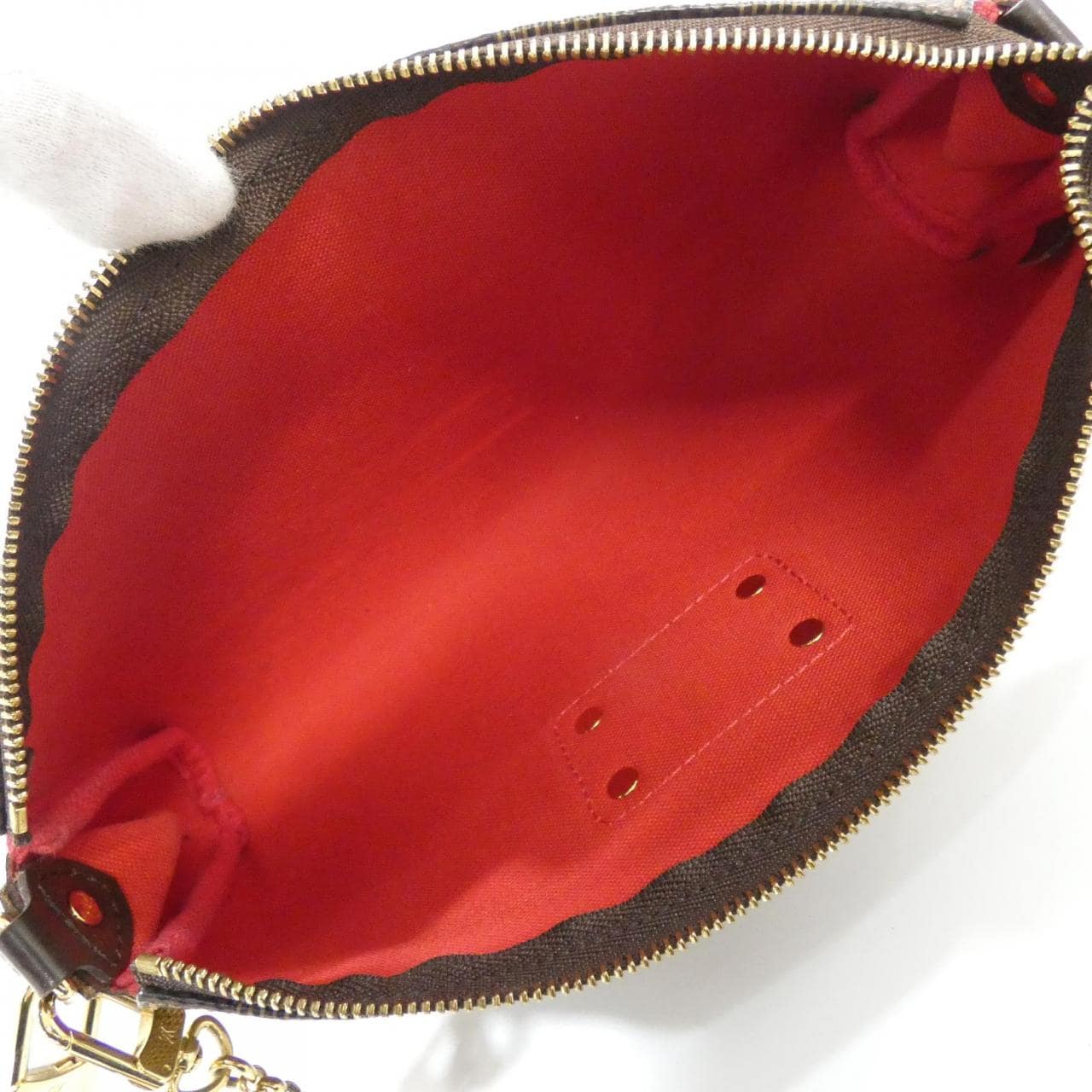 ルイヴィトン ダミエ エヴァ N55213 ショルダーバッグ