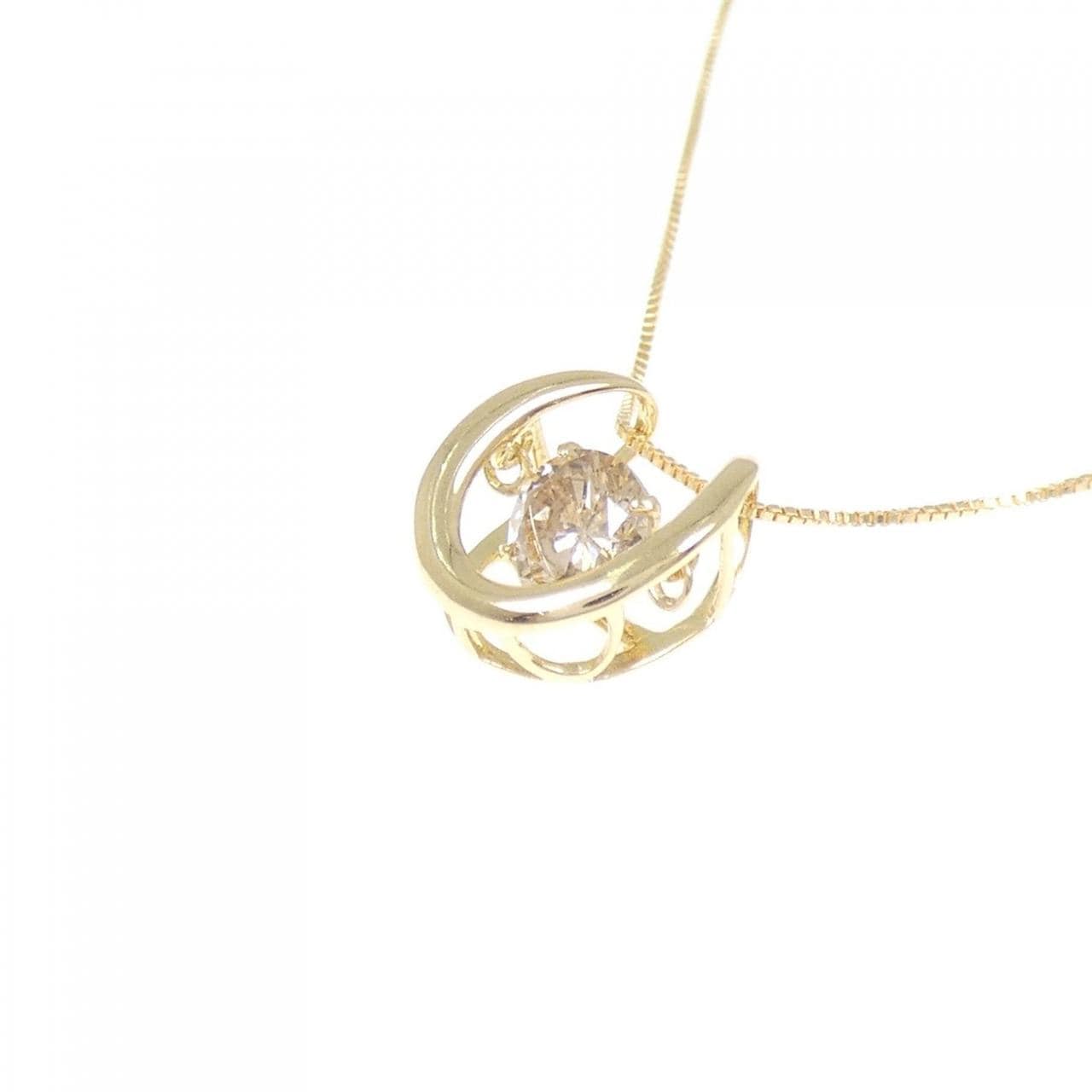K18YG ダイヤモンド ネックレス 0.30CT