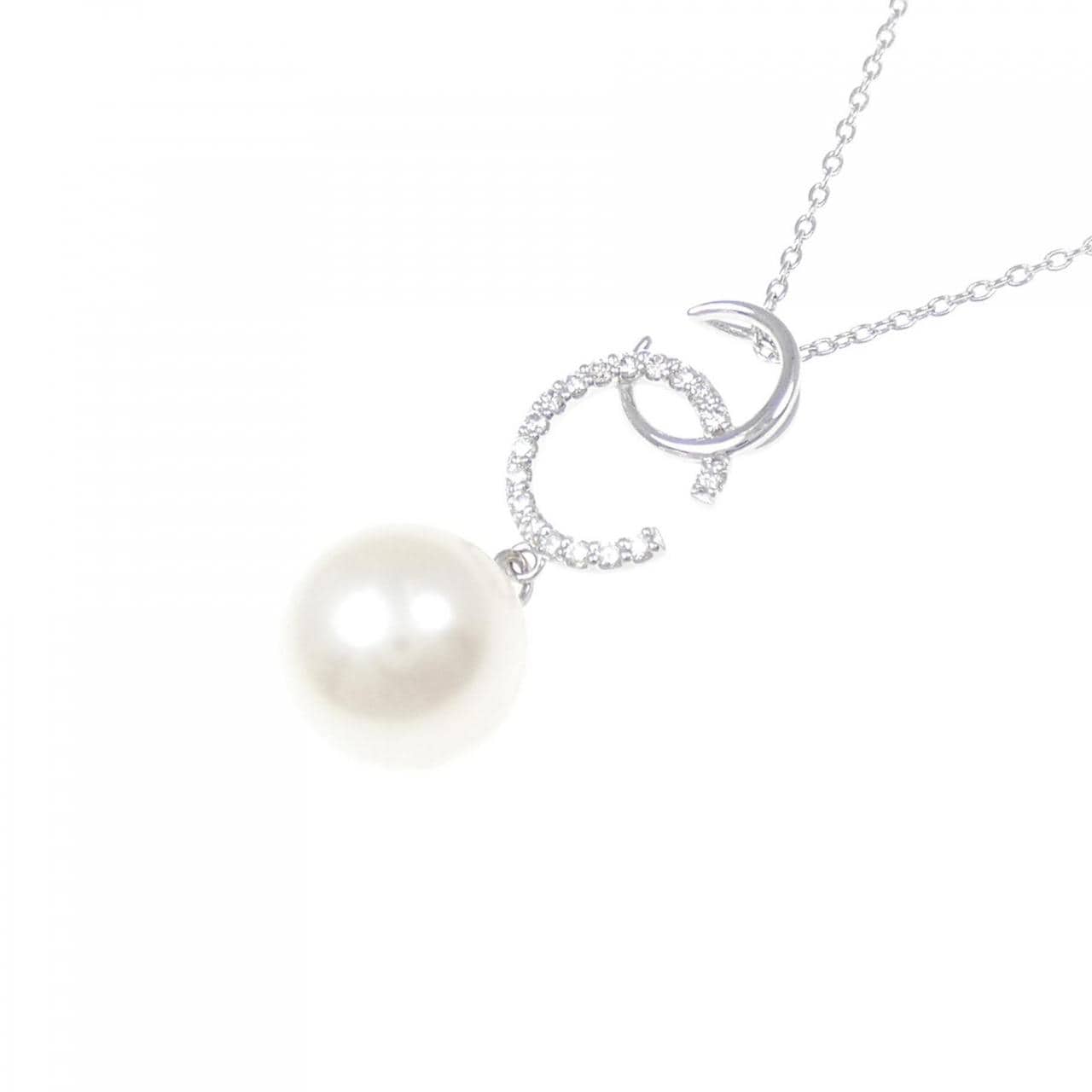 K18WG Akoya pearl necklace 9.3mm