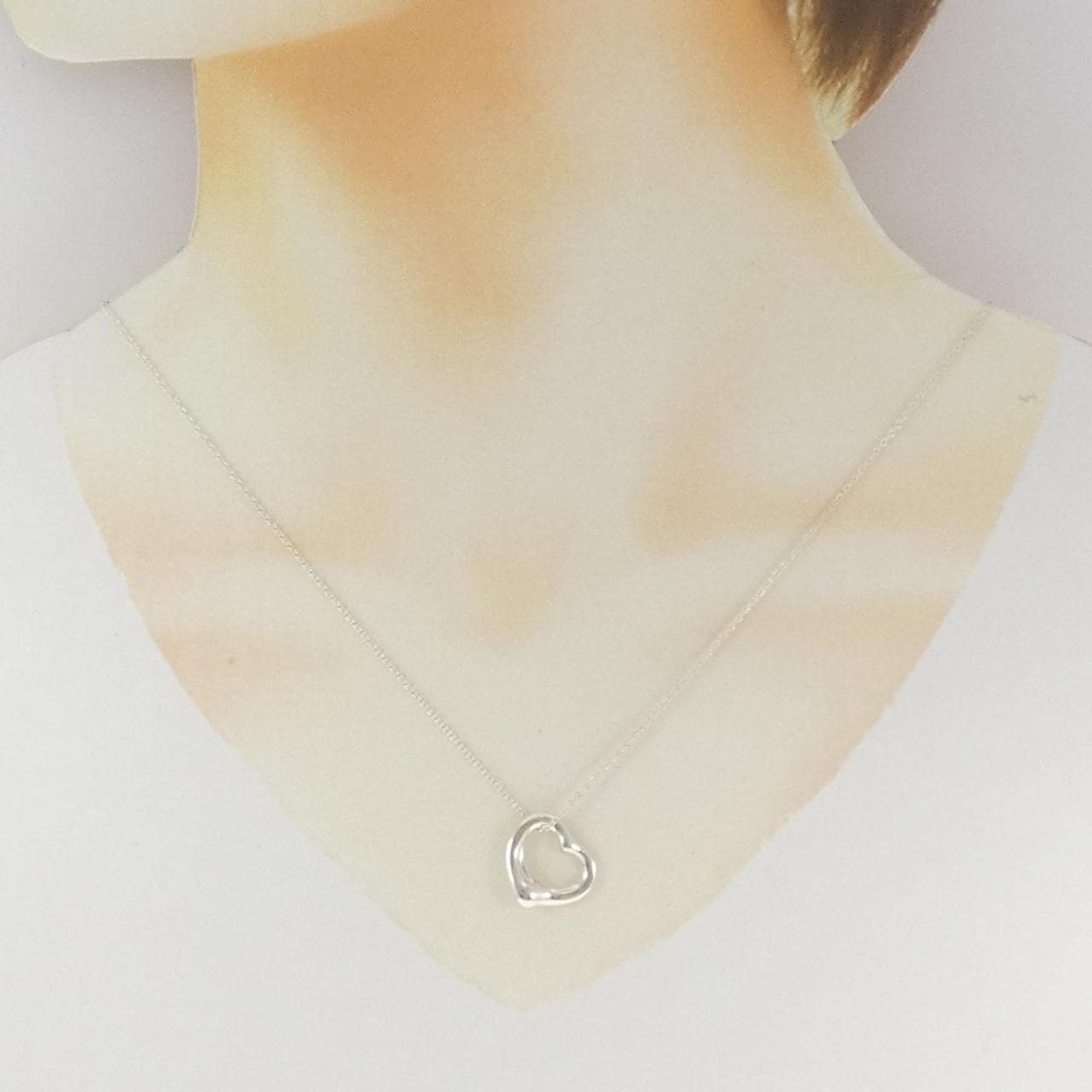 ティファニー オープンハート ネックレス