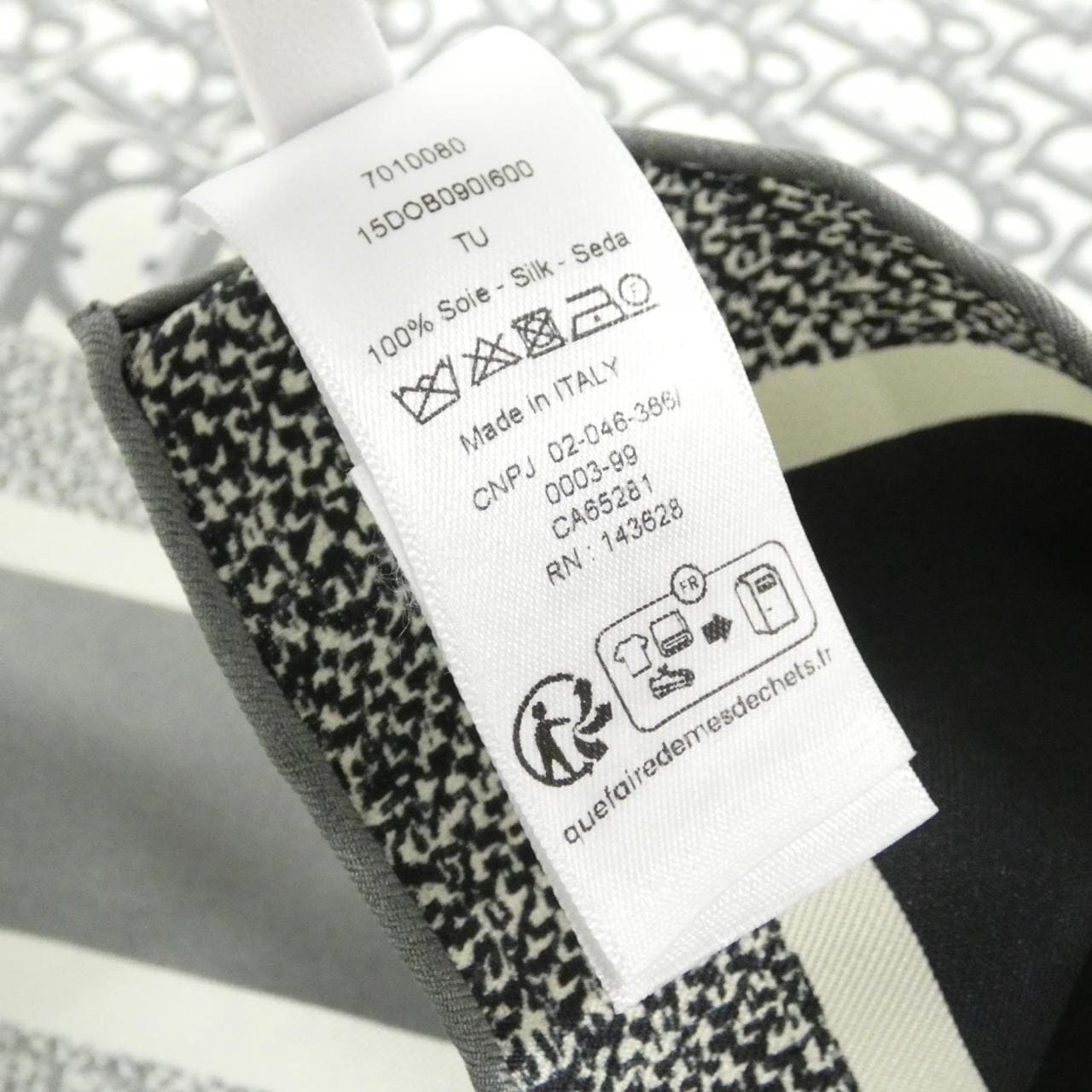 クリスチャンディオール DIOR OBLIQUE DIORTWIN スカーフ
