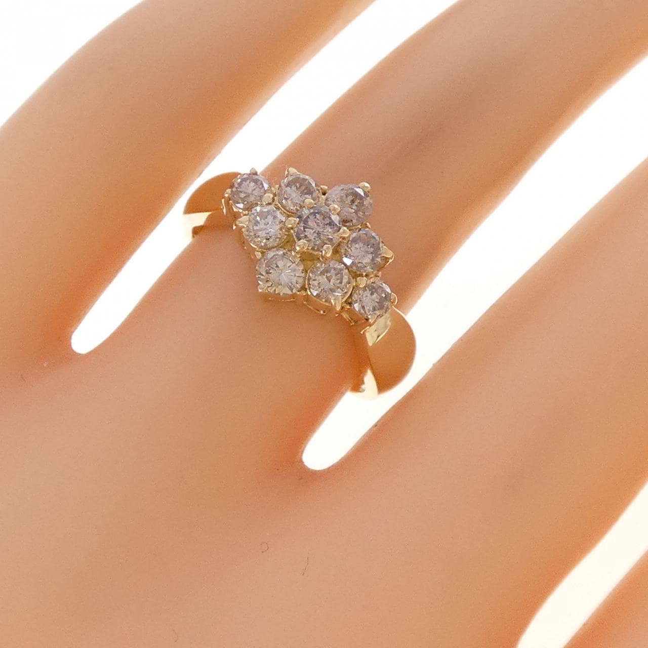 K18YG ダイヤモンド リング 1.00CT