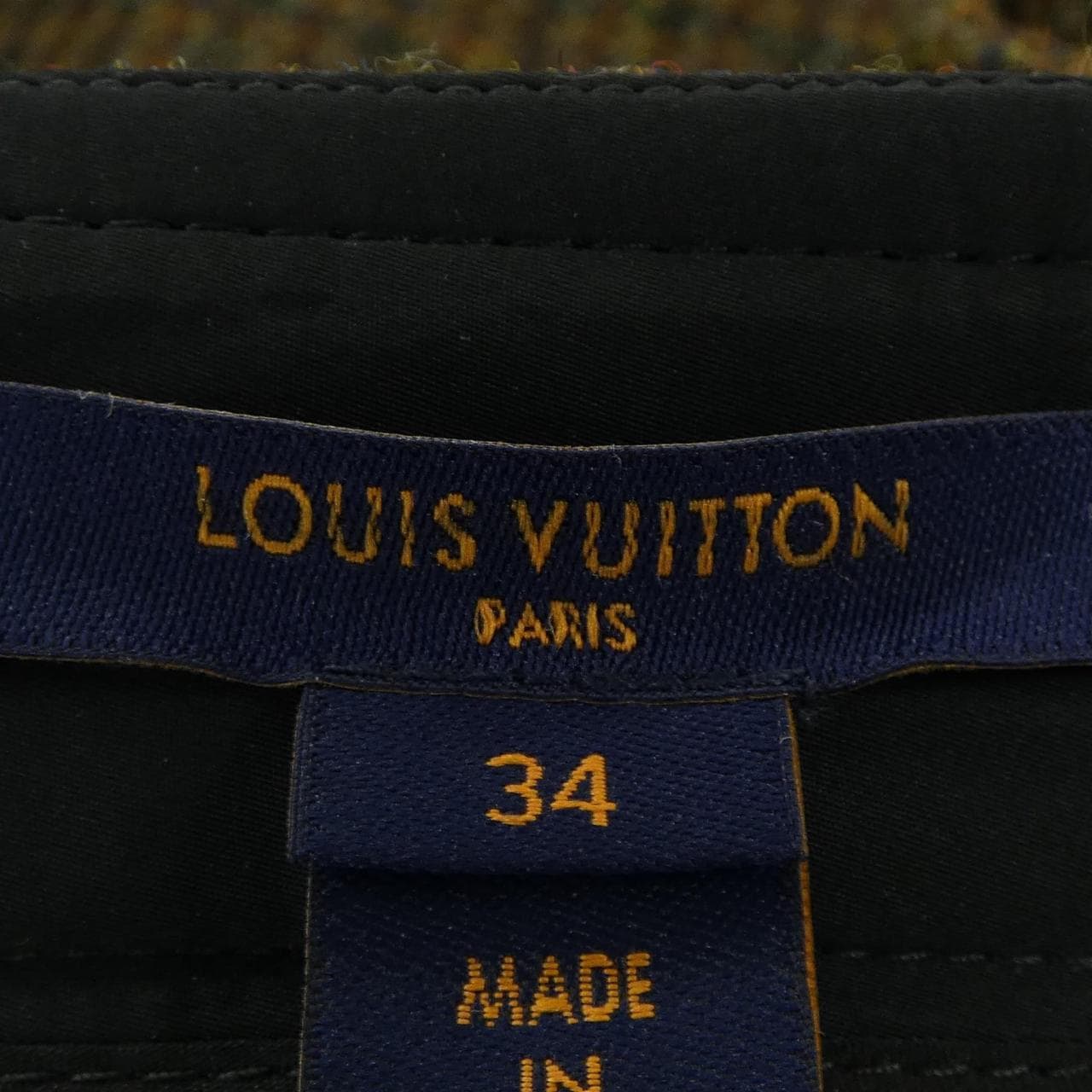 ルイヴィトン LOUIS VUITTON プレッピーハウンドトゥースAラインスカート FNSK32OX0 スカート