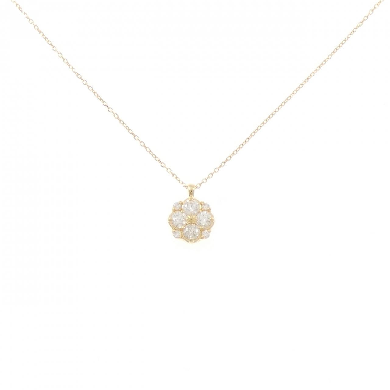 K18YG ダイヤモンド ネックレス 0.24CT