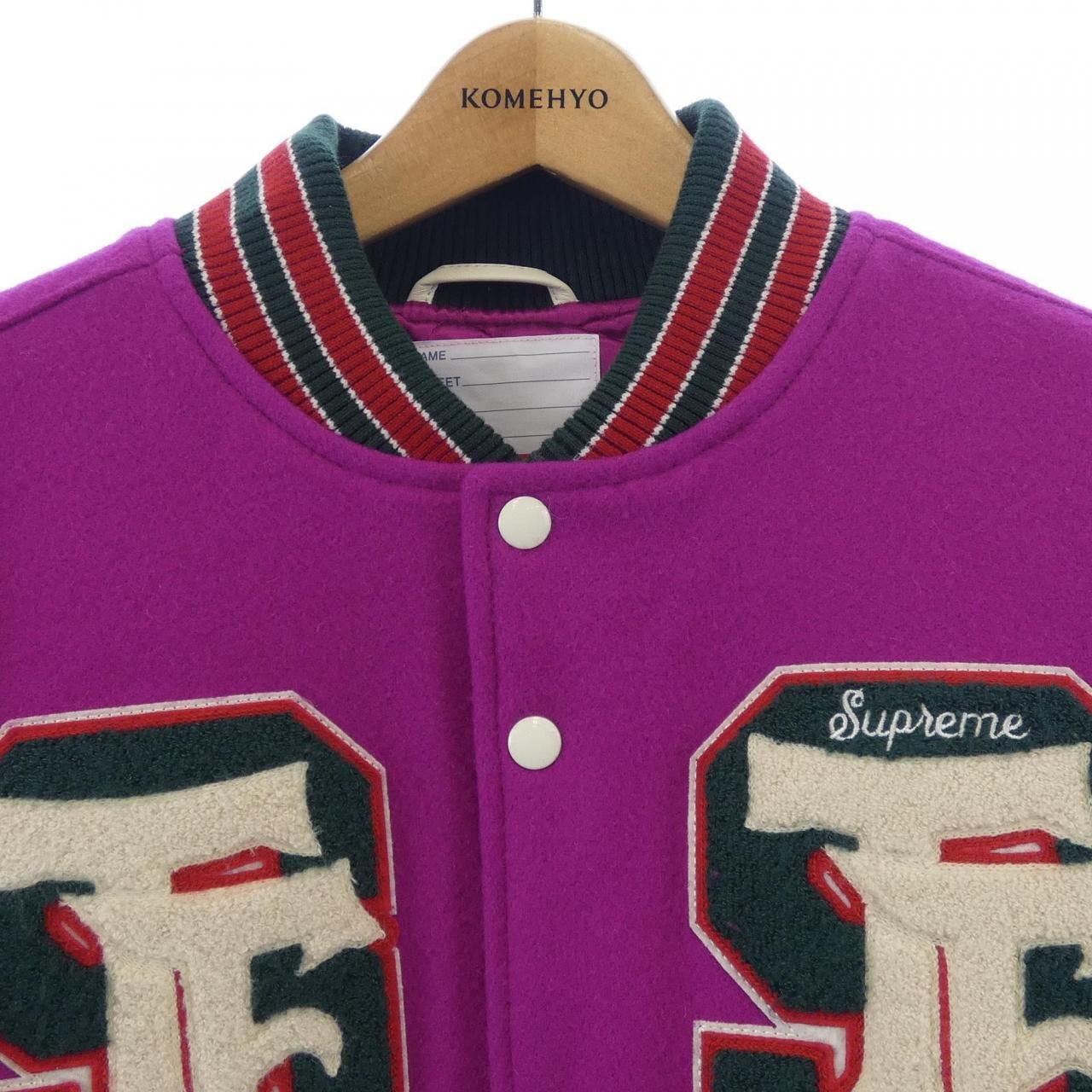 シュプリーム SUPREME DRILL TEAM VARSITY ブルゾン