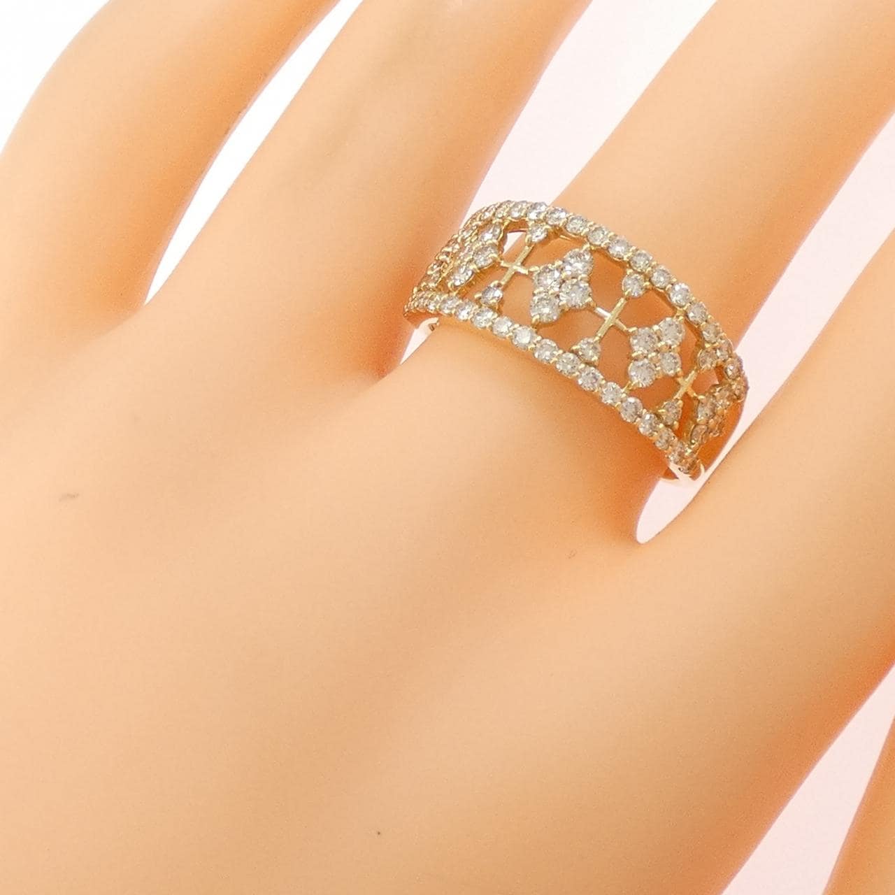 K18YG ダイヤモンド リング 1.00CT