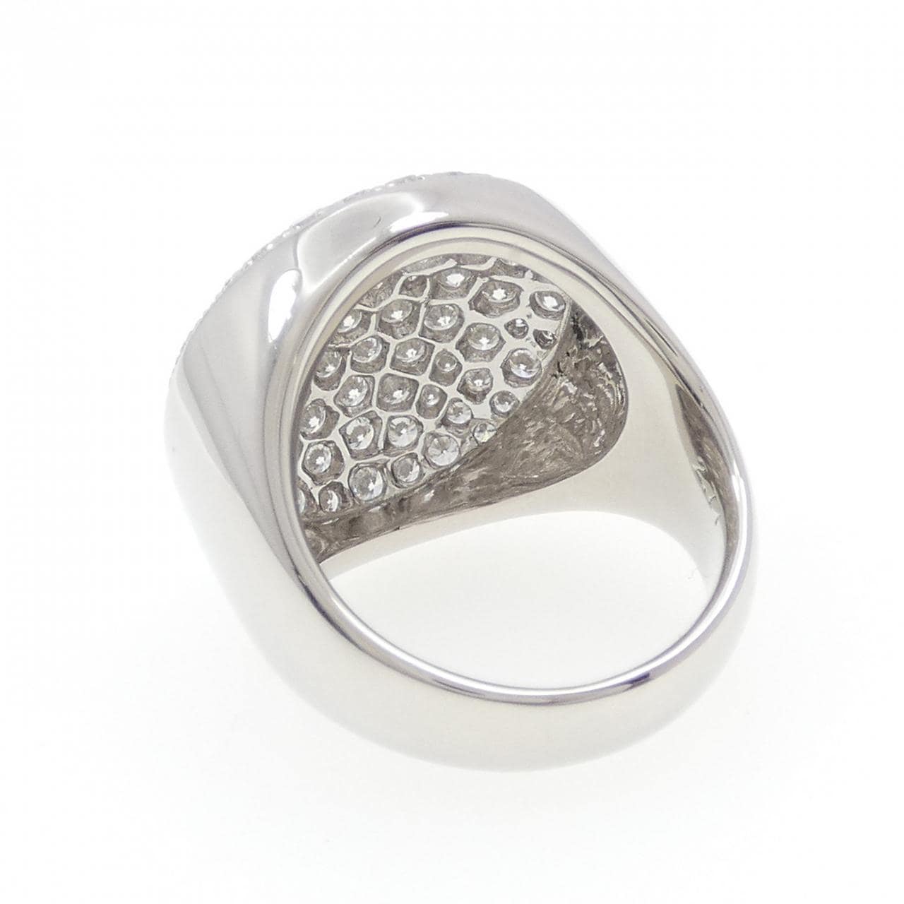 PT900 パヴェ ダイヤモンド リング 2.77CT