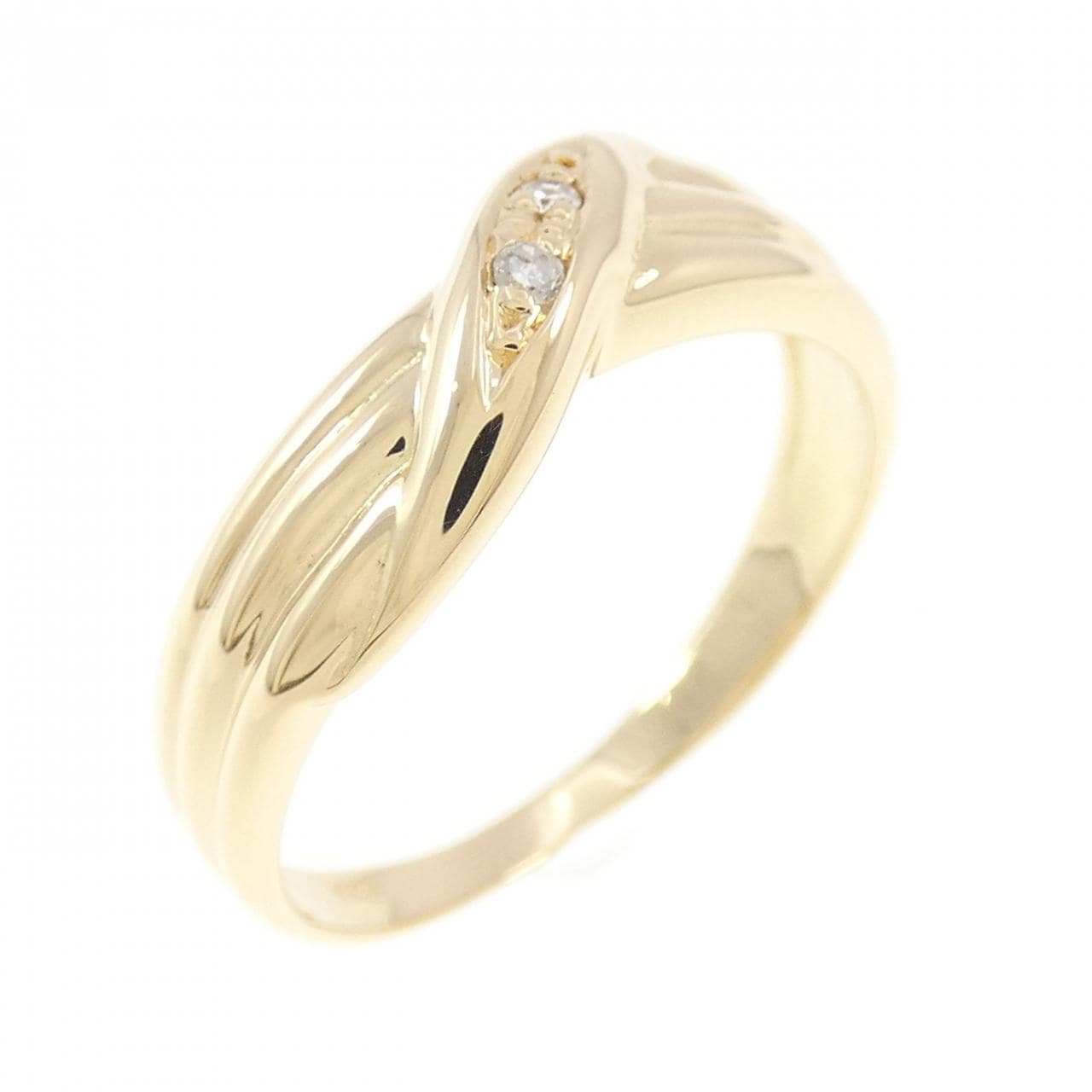 K18YG ダイヤモンド リング 0.01CT