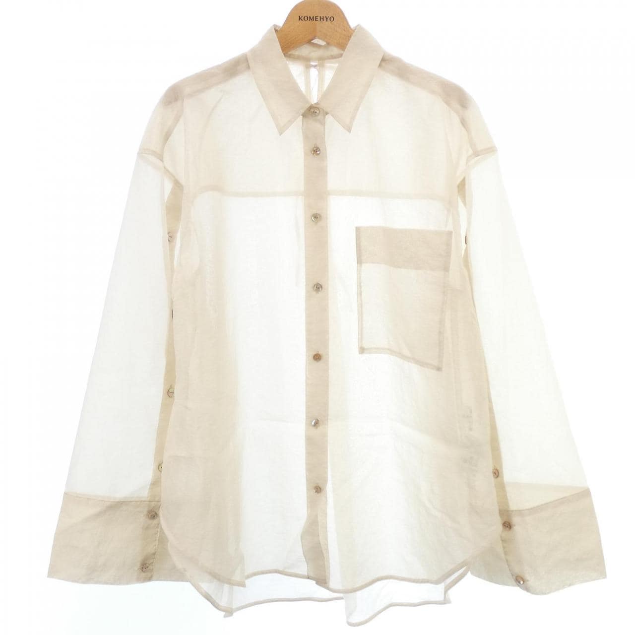 LANVIN on blue LANVIN en Bleu shirt