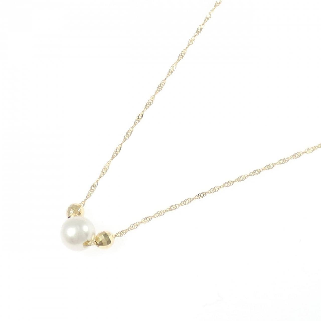 K18YG アコヤパール ネックレス 7.1mm