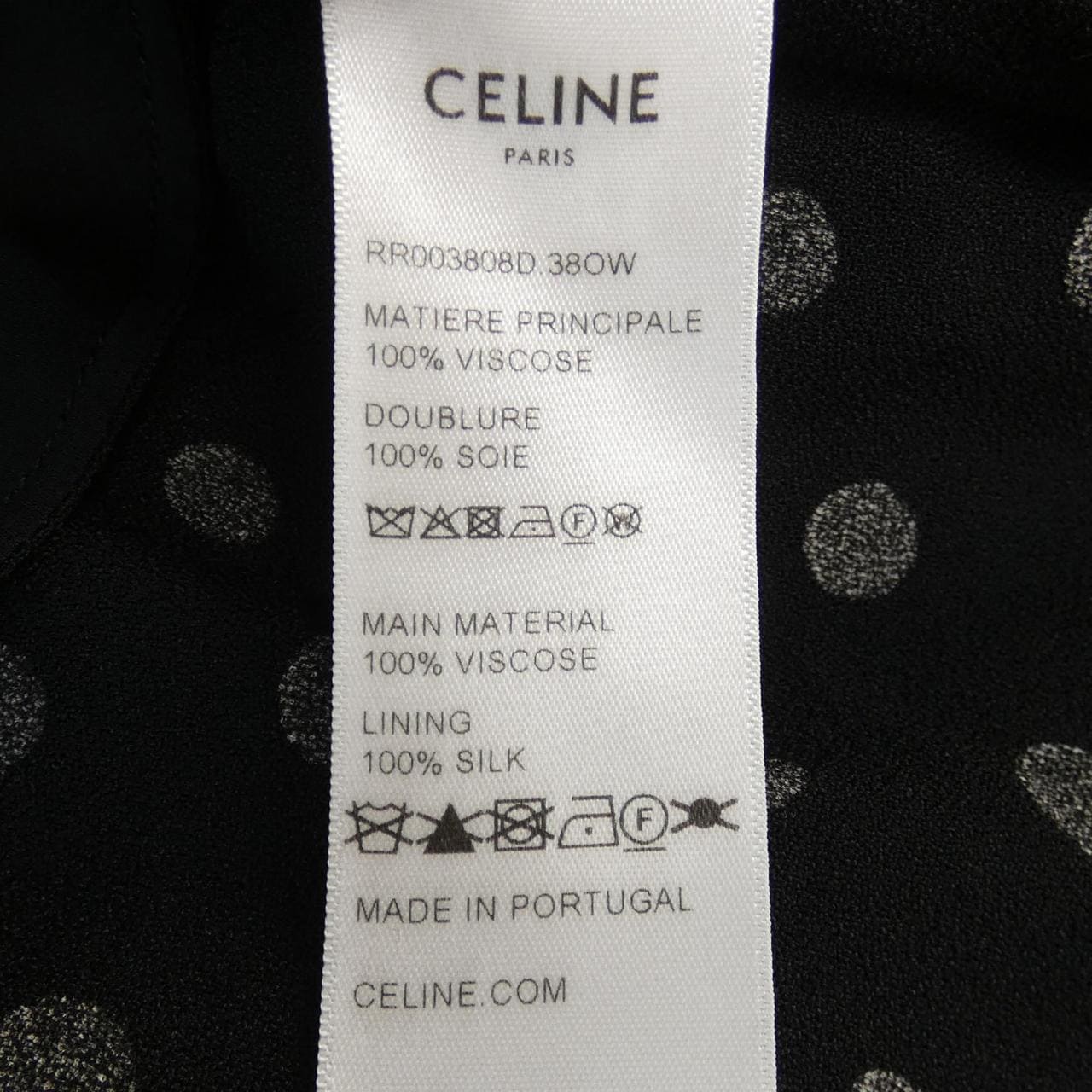 セリーヌ CELINE MINI ROBE SABLE VISCOSE RR003808D ワンピース
