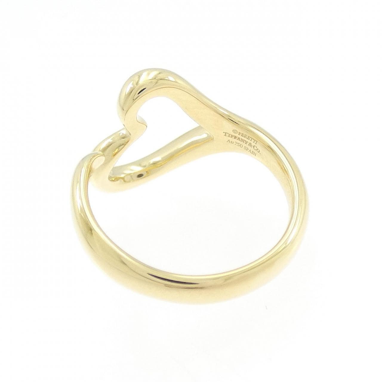 ティファニー オープンハート リング