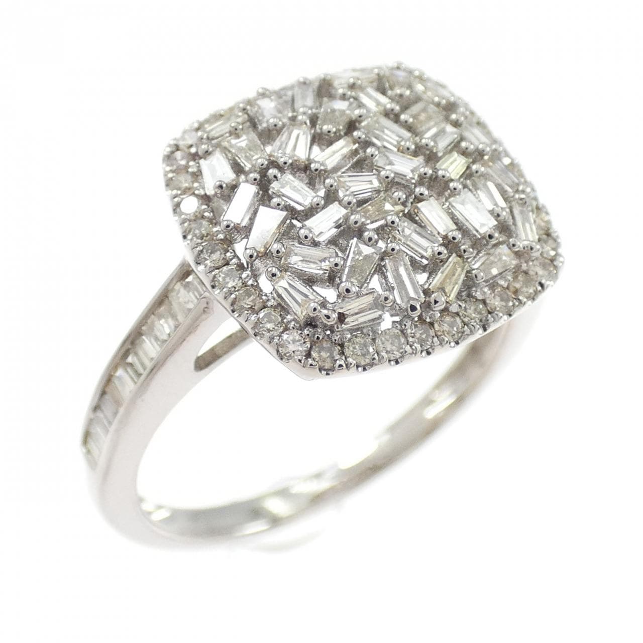 K18WG ダイヤモンド リング 0.45CT