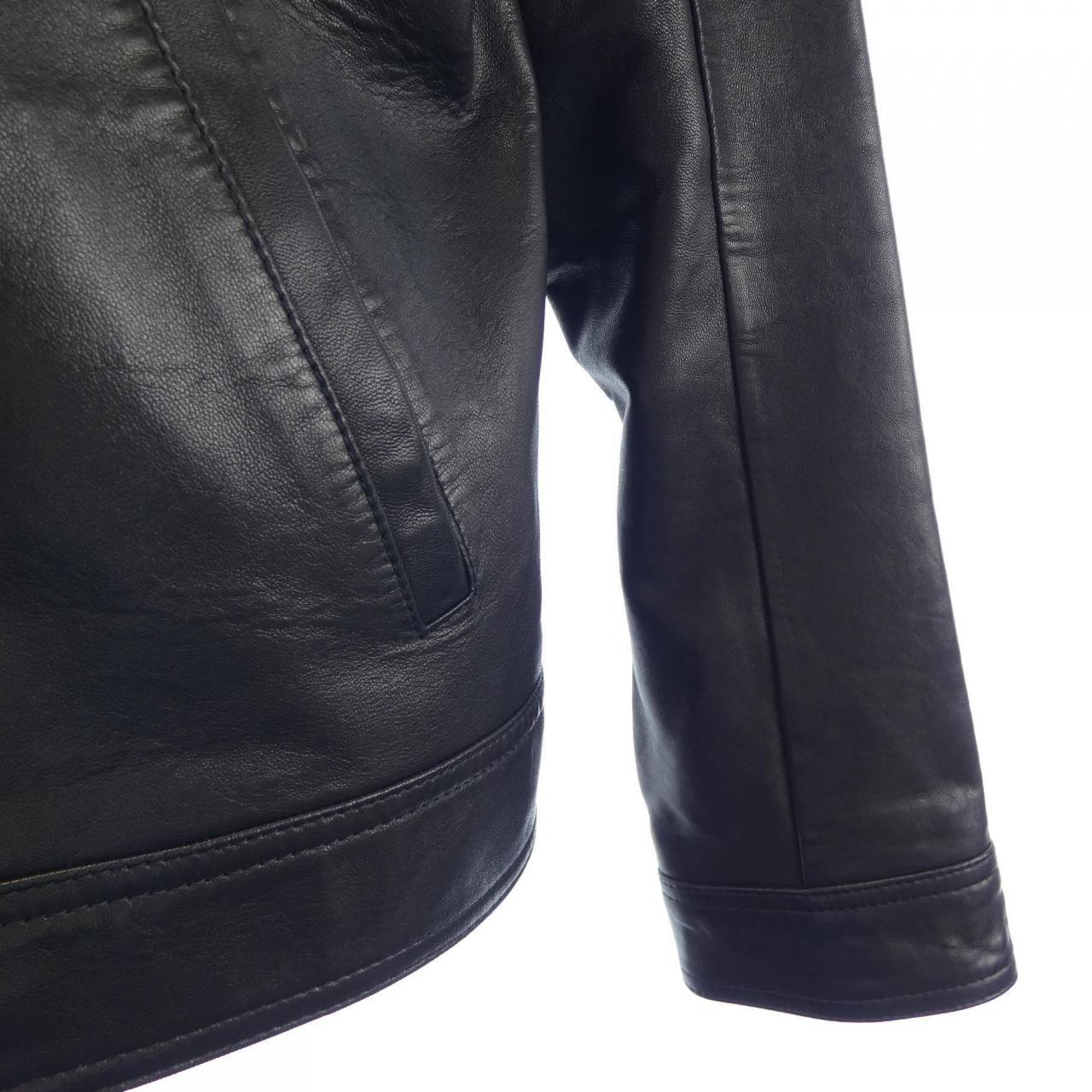 グッチ GUCCI 264857-XN571 レザーライダースジャケット