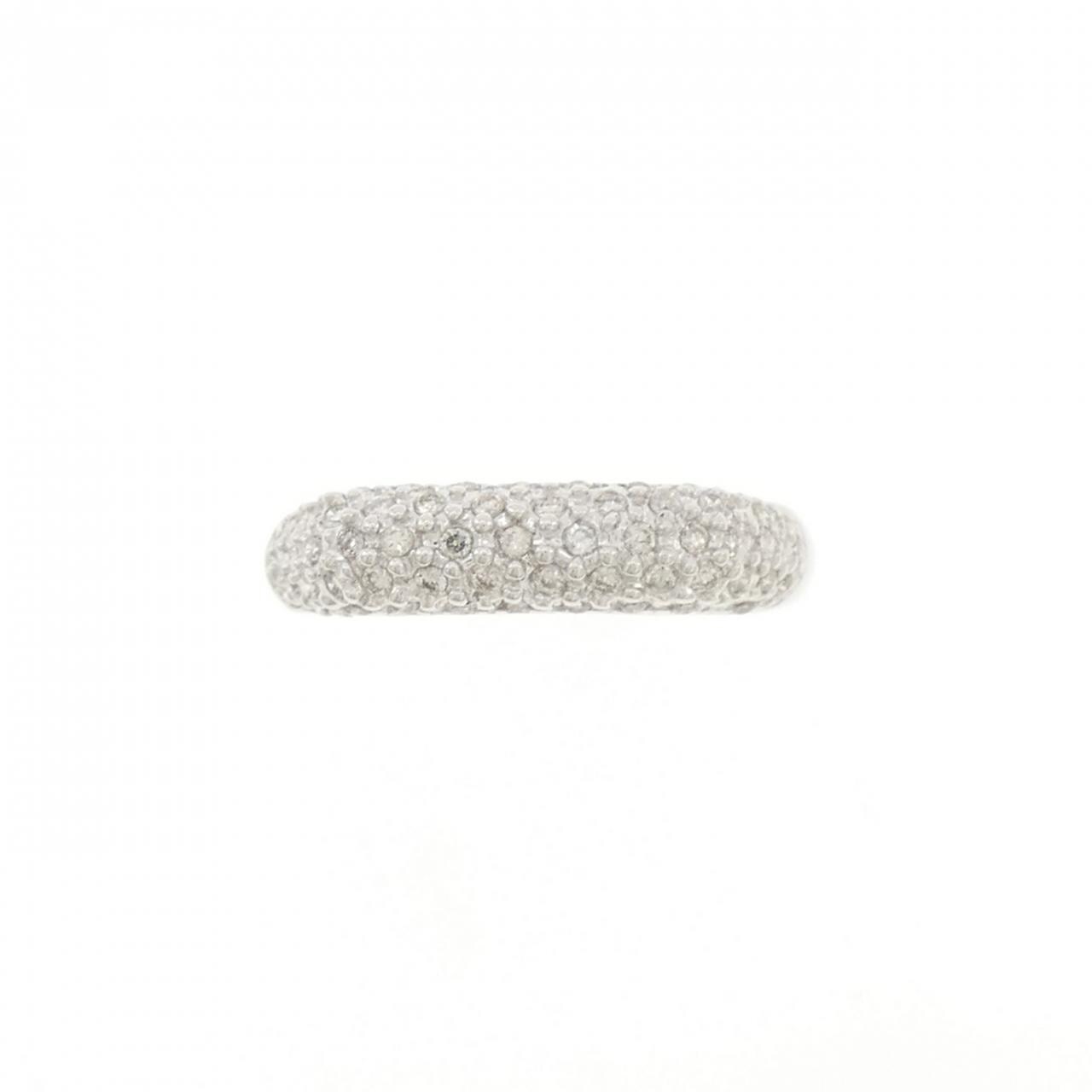 K18WG ダイヤモンド リング 0.35CT